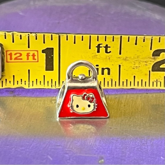 HELLO KITTY💥Kay Jewelers Hello Kitty Enameled Italian Sterling Silver Mini Charm - Picture 8 of 9